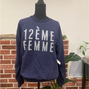 12 women (seahawk fan) sweater